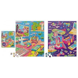 Cozy Gamer 2-in-1 Double-Sided 500-Piece Puzzle