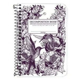 Decomposition - Spiral Notebook - Ruled - Pocket - Hummingbirds