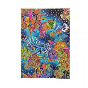 Celestial Magic (Whimsical Creations) Midi Lined Hardback Journal (Wrap Closure)