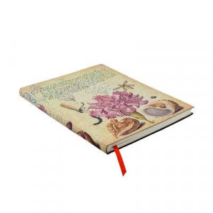 PB - Pink Carnation (Mira Botanica) Ultra Unlined Softcover Flexi Journal (Elastic Band Closure)