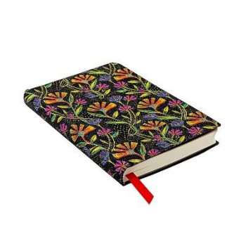 PB - Wild Flowers (Playful Creations) Mini Lined Softcover Flexi Journal (Elastic Band Closure)