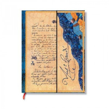 PB - Gaudi, The Manuscript of Reus (Embellished Manuscripts Collection) Ultra Lined Hardback Journal (Elastic Band Closure)