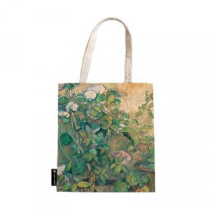 Cezanne's Terracotta Pots and Flowers Canvas Bag