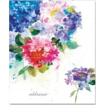 Address Book Large: Hydrangeas