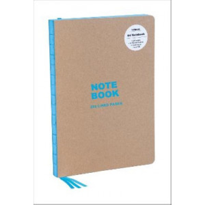 Kraft and Blue A4 Notebook: Lined Paper