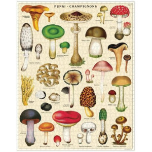 Mushrooms 1000 Pce Vintage Puzzle - Cavallini & Co
