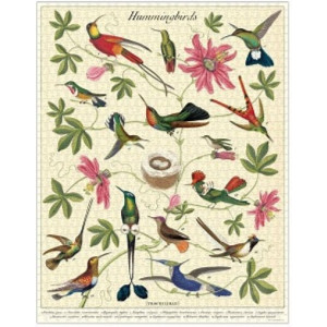 Cavallini & Co - Hummingbirds 1000 Piece - Vintage Puzzle