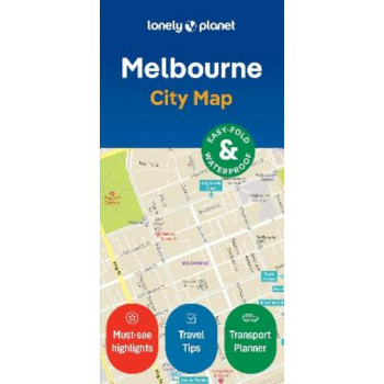 Lonely Planet Melbourne City Map 2