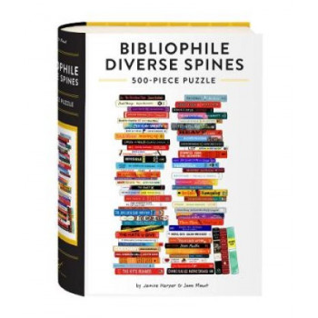 Bibliophile Diverse Spines 500-Piece Puzzle