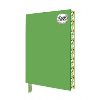 Spring Green Blank Artisan Notebook (Flame Tree Journals)