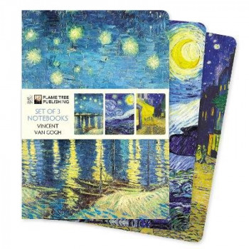 Flame Tree Journals - Vincent van Gogh Set of 3 Standard Notebooks