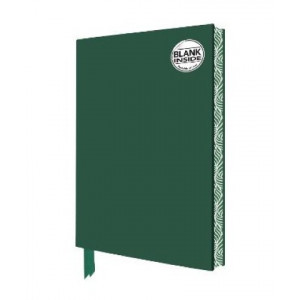 Flame Tree Journals - Artisan Notebook - Racing Green Blank