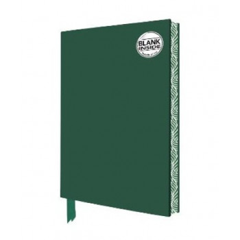 Flame Tree Journals - Artisan Notebook - Racing Green Blank