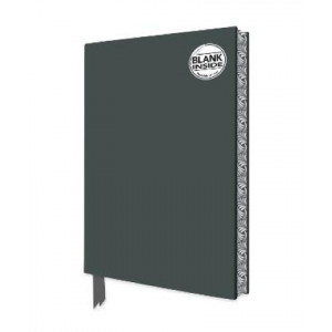 Charcoal Blank Artisan Notebook (Flame Tree Journals)