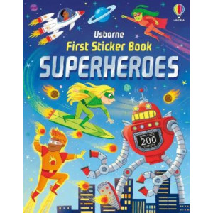 First Sticker Book Superheroes