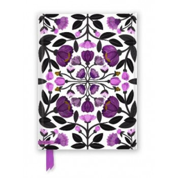 Flame Tree Journals - Nina Pace: Purple Flowers (Foiled Journal)