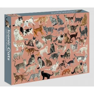 Iconic Cats : 1000 piece jigsaw puzzle