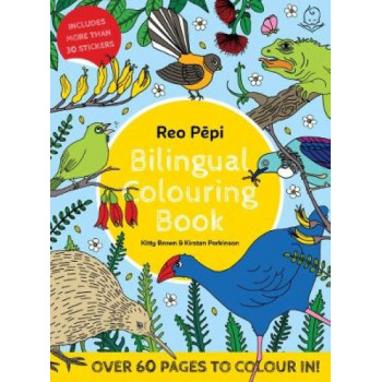 Reo Pepi Bilingual Colouring Book