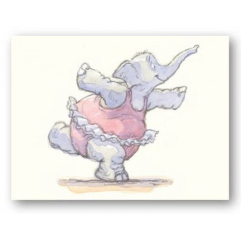 Balletphant: Flying Whale Card: David Elliot