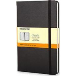 Moleskine Classic Hardcover Notebook Ruled Large Black