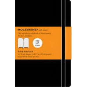 Moleskine Classic Soft Cover Notebook Ruled Large Black